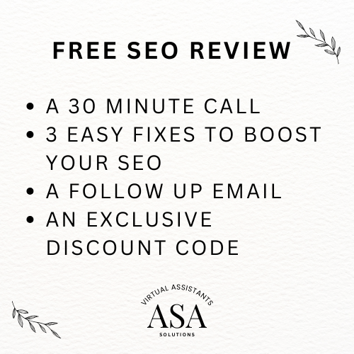 FREE SEO REVIEW FOR SMALL BUSINESSES